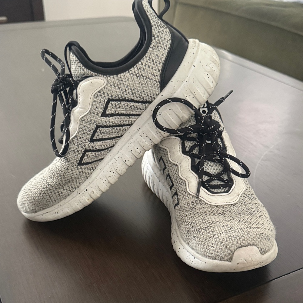 Adidas Knit Sneakers in Black and Gray